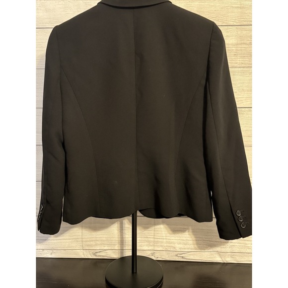 Kasper Separates Women's Black Blazer Jacket Size 6P Polyester Lined EC - Picture 6 of 6